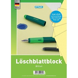 Stylex Blotting Pad 20 Sheets DIN A4 (Pack of 3)