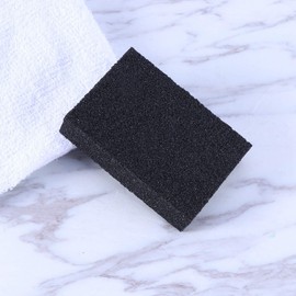 Hemoton 5 x Radierschwämme für die Küche, zum Geschirrspülen, Carborund-Schwämme, Haushaltsreinigung, Entkalkungswerkzeug für Zuhause, Restaurant, Hotel, schwarz