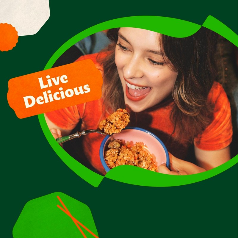 bibigo Korean BBQ Flavor Fried Rice Bowl