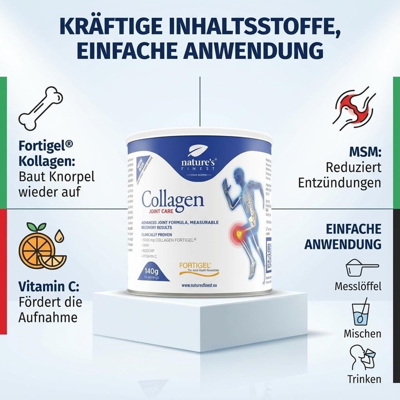 Nature's Finest Collagen JointCare Powder 140 g