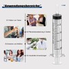 Pack of 10 Syringes, Disposable Syringe Plastic Syringe Dosing Syringe