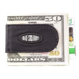 Big Skinny Men's Magnetic Slim Cash Clip, Black