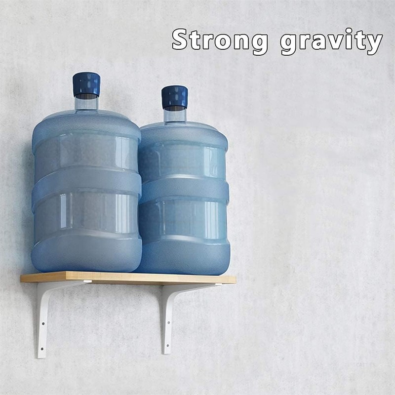 Pack of 4 Shelf Brackets, Angle for Shelf, Shelf Bracket,