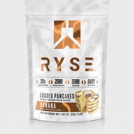 Ryse Supplements Loaded Pancakes - Protein Pancakes - Flavor: Banana