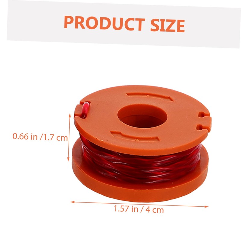 Mipcase 3 Sets Mowing Trimmer Rope Durable Replacement Line for