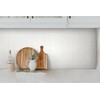WallPops Subway White Peel and Stick Luxury Wall Tiles, WPWT6244