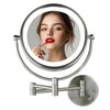 OVENTE Wall Mounted Lighted Makeup Vanity Mirror, 9" Hard Wired