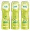 Ban Roll-On Antiperspirant Deodorant for Women and Men, Unscented, 3.5