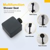DEOLER Matte Black Wall Supply Elbow for Hand Shower Brass
