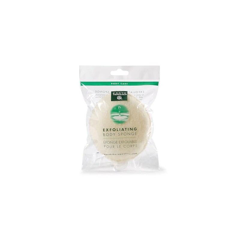 Pack of 1 x Earth Therapeutics Exfoliating Body Sponge -