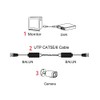 SekTek CM-05050 Balun Video 8MP BNC Male CVI AHD CVBS