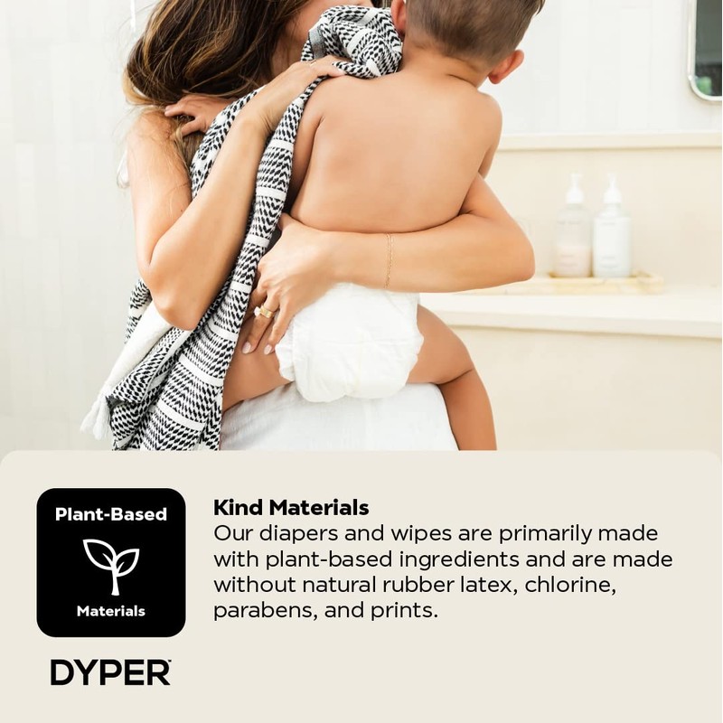 DYPER - Baby Diapers Hypoallergenic Cloth Alternative Day & Overnight