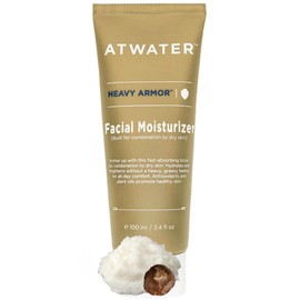 ATWATER Heavy Armor Men's Face Moisturizer for Dry Skin with 5% Niacinamide and Shea Butter, 3.4 oz, Face Cream that Strengthens Skin's Moisture Barrier, Anti Aging Face Cream, Day & Night, Unscented