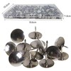 1000pcs Drawing Pins, BetterJonny 9.5mm Silver Push Pins Iron Thumb