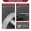 LFGUD Diamond Hole Saw Kit, 6-Piece Diamond Core Drill Bits