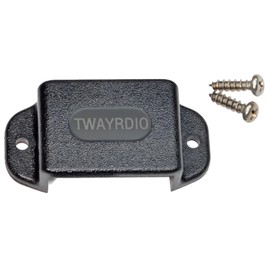 TWAYRDIO Radio Holder Walkie Talkie Holder Screw Belt Clip Hook for Dashboard Car Amateur Radio, Black, Modern