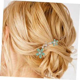 PACKOVE 4Pcs Pearl Flower Hair Clips Decorative Bobby Pins for Women Hair Accessories Lightweight and Durable Hair Jewelry for Elegant Styles