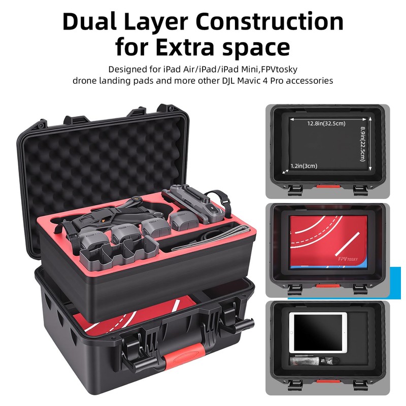 FPVtosky Dual Layer Hard Case for DJI Mavic 4 Pro[CASE