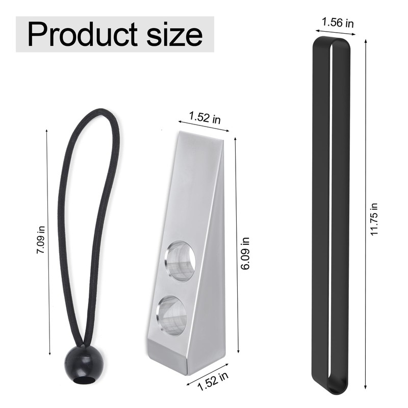 Firefighter Wedge with 2 Pcs Fire Rubber Helmet Band, Firefighter