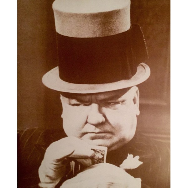 W.C. Fields Sepia Poster