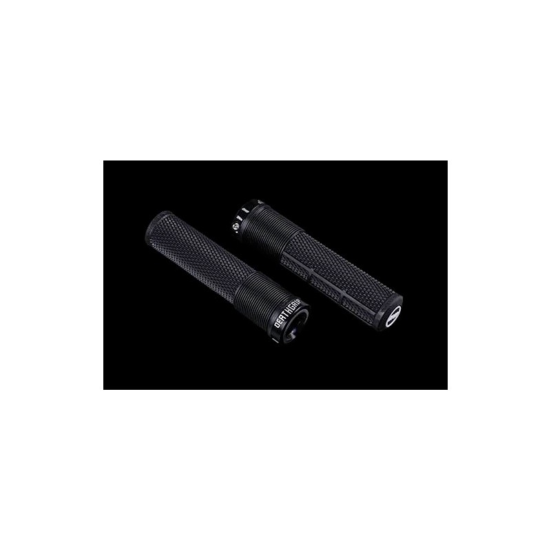 DMR Deathgrip 2 Flangeless Handlebar Grips (Black, Thin)