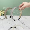 Aegistus Acrylic Headband Holder, Hair Accessories Organizer Clear Stand for