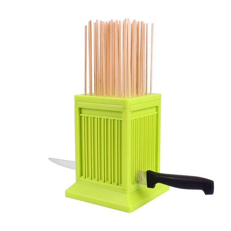 49 Holes Meat Skewer Kebab Maker Box, Kitchen Quick BBQ