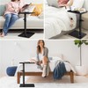YUHFERA Sofa Armrest Tray Table for Couch - 360° Swivel