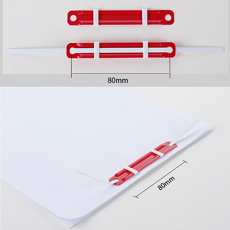 Goeielewe 100 Pcs Plastic Paper Fasteners Colorful Plastic Document File