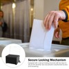 Acrylic Donation Box with Lock Clear Ballot Box with Removable