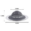 Miibox Silicone Kitchen Sink Drains Strainer, Wide Rim 4.65" Diameter