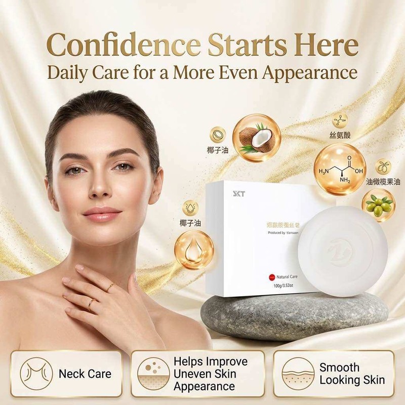 Beauty Soap dengan Niacinamide & Protein Sutera | Pembersih Wajah