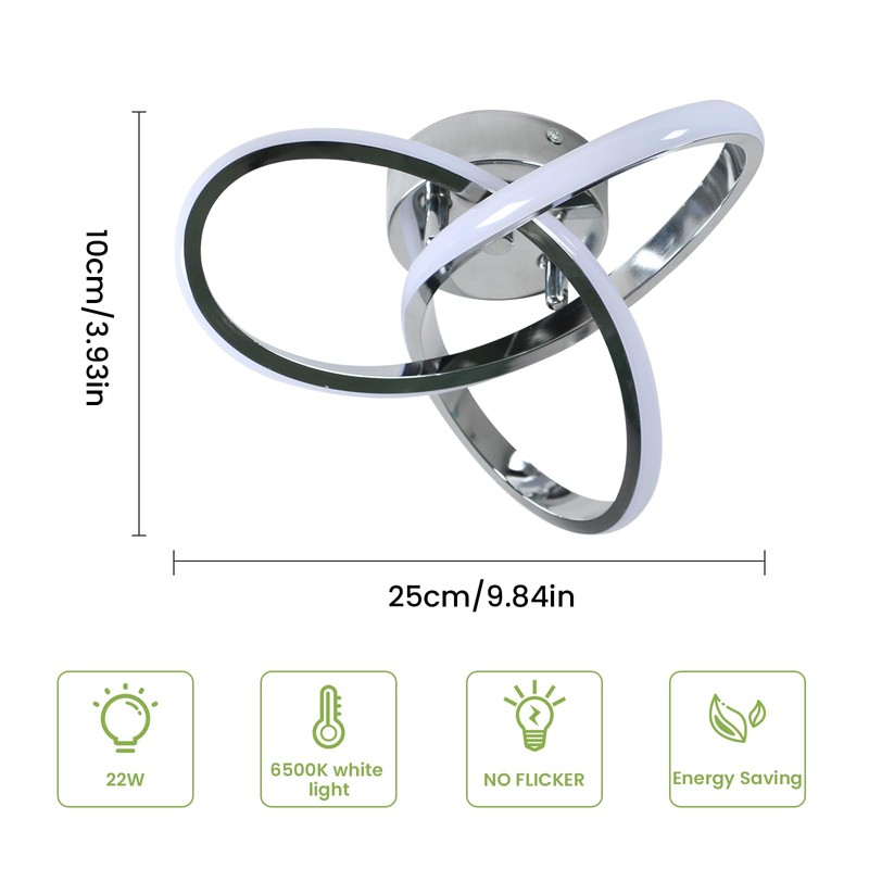 Comely Modern LED Ceiling Light, 22 W LED Ceiling Light,