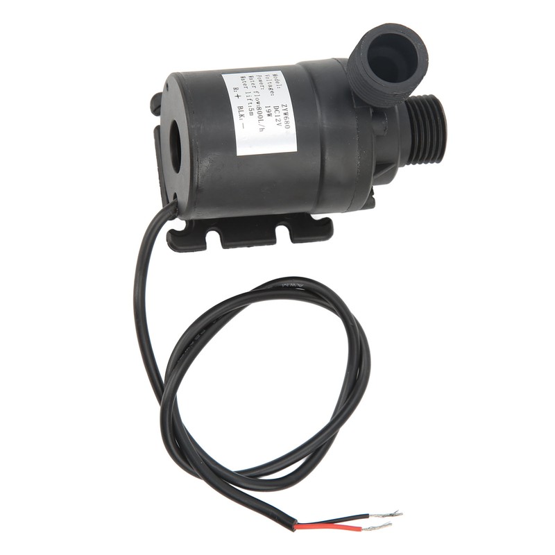 Brushless Water Pump DC12V 16.4ft Lift Height I68 Waterproof Low
