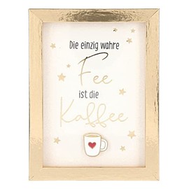 Depesche 11626-015 Photo Frame with Compliment, Small Decorative Frame with Pretty Saying, Approx. 12 x 9 x 1.9 cm, Ideal as a Gift or a Little Present