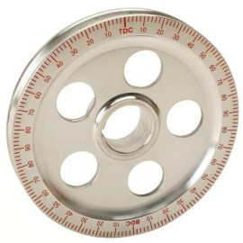 Empi 8915 Vw Aluminum Crankshaft Stock Size Pulley W/Holes, Red Timing Marks