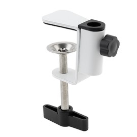 OriGlam Carbon Steel C Clamp Clip Mount for Camera Monitor, Desktop Mount Holder Universal C-Clamp for Microphone Mic, Table Mount Holder Mounting Bracket Stand for Microphone/Tablet (White)