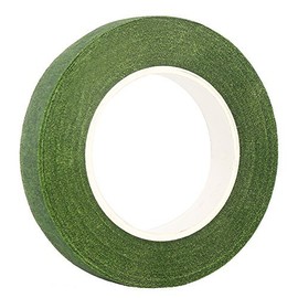 CCINEE 1/2" Wide Dark Green Floral Tapes for Bouquet Stem Wrapping Floral Craft Making, 1 Roll