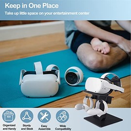 Soporte para auriculares de realidad virtual, accesorios para Oculus QuestQuest 2Rift SValve IndexHTC Vive, auriculares de realidad virtual y...      