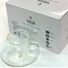 GAGGIA Demitasse Cup & Saucer, 2-Pack, Clear