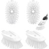 Dish Brush Refill, 4 Pack Dish Brush Replacement Head for