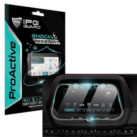 IPG ProActive for CHEVY CAMARO 2016/2024 SS - ZL - 1LS - LT - LT1 8 Inch NAVIGATION Display 9H Hardness Screen Protector Smooth Glass Touch Ultra Responsive High Clarity Anti Scratch Smudge & Shock