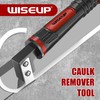 WISEUP Caulking Tool，6 in 1 Caulk Remover Tool with Grout