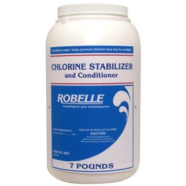 Robelle 2607 Chlorine Stabilizer and Conditioner for Swimming Pools, 7-Pound
