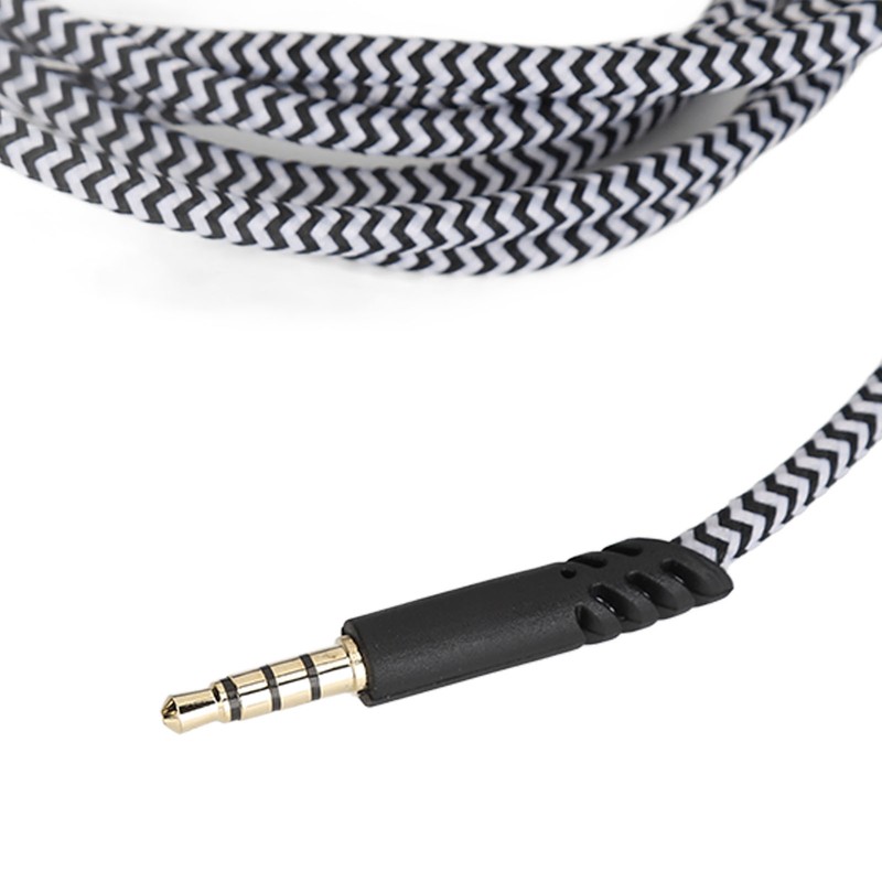 Gaming Headset Extension Cable Replacement Braiding Headphone Extension Cord with