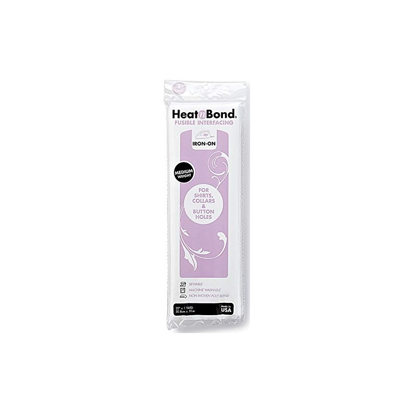 Heat'n Bond 102974 Medium Weight Iron-On Fusible Interfacing