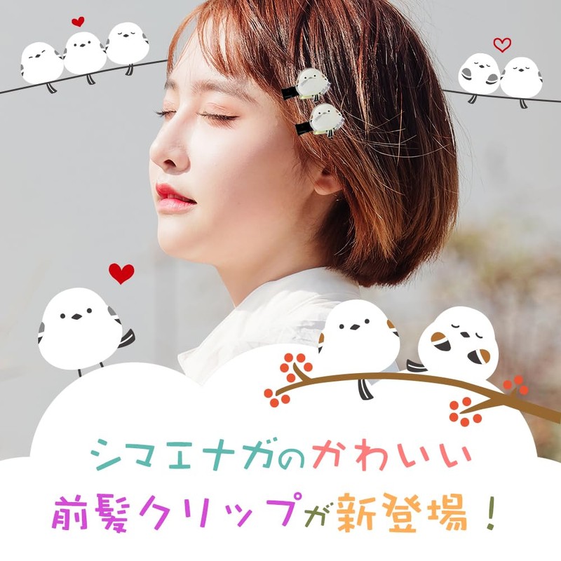 Kinsuni Shimaega Clips, Hair Clips, Hair Accessories, Set of 2