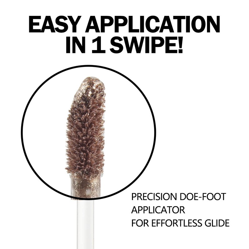 Liquid Eyeshadow with 6 Colours, Metallic Pigment, Quick Drying and