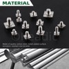 Keadic 240pcs M3 M3.5 M4 M5 Terminal Block Screws Assortment