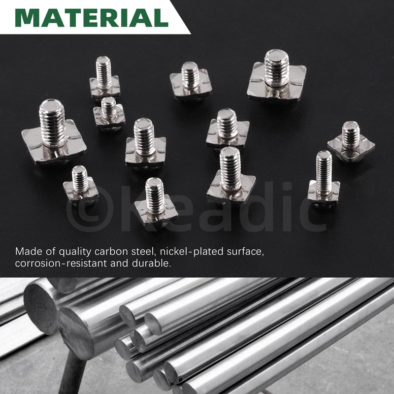 Keadic 240pcs M3 M3.5 M4 M5 Terminal Block Screws Assortment